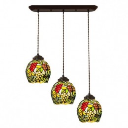 7-Inch Grape 3-Light Linear...