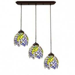 7-Inch Wisteria 3-Light...