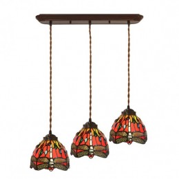 Red Dragonfly 3-Light...