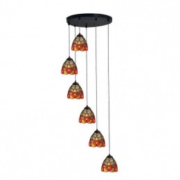 7-Inch Golden Leaf Red...