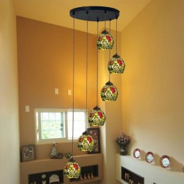 7-Inch Ripe Grape 6-Light...