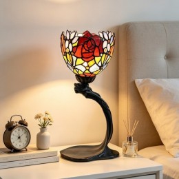 Two-Tone Rose Tiffany-Style...
