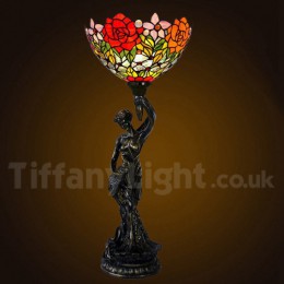 Rose Tiffany Table Lamp