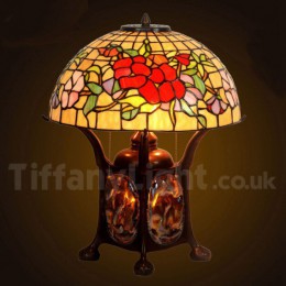 16 Inch Rose Tiffany Table...