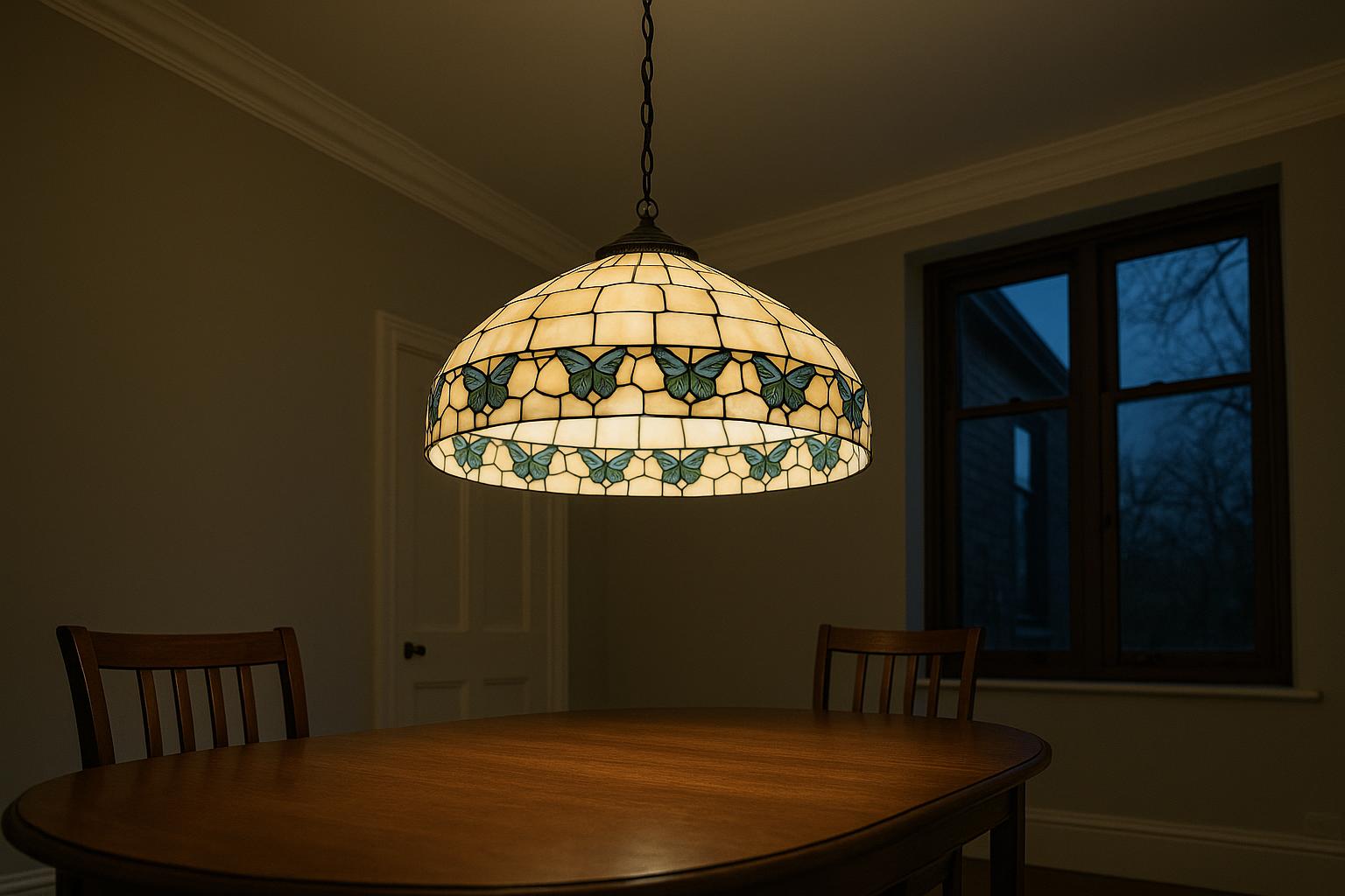 Seeing the Wings Clearly: Warm White Bulbs for Butterfly Tiffany-Style Lights