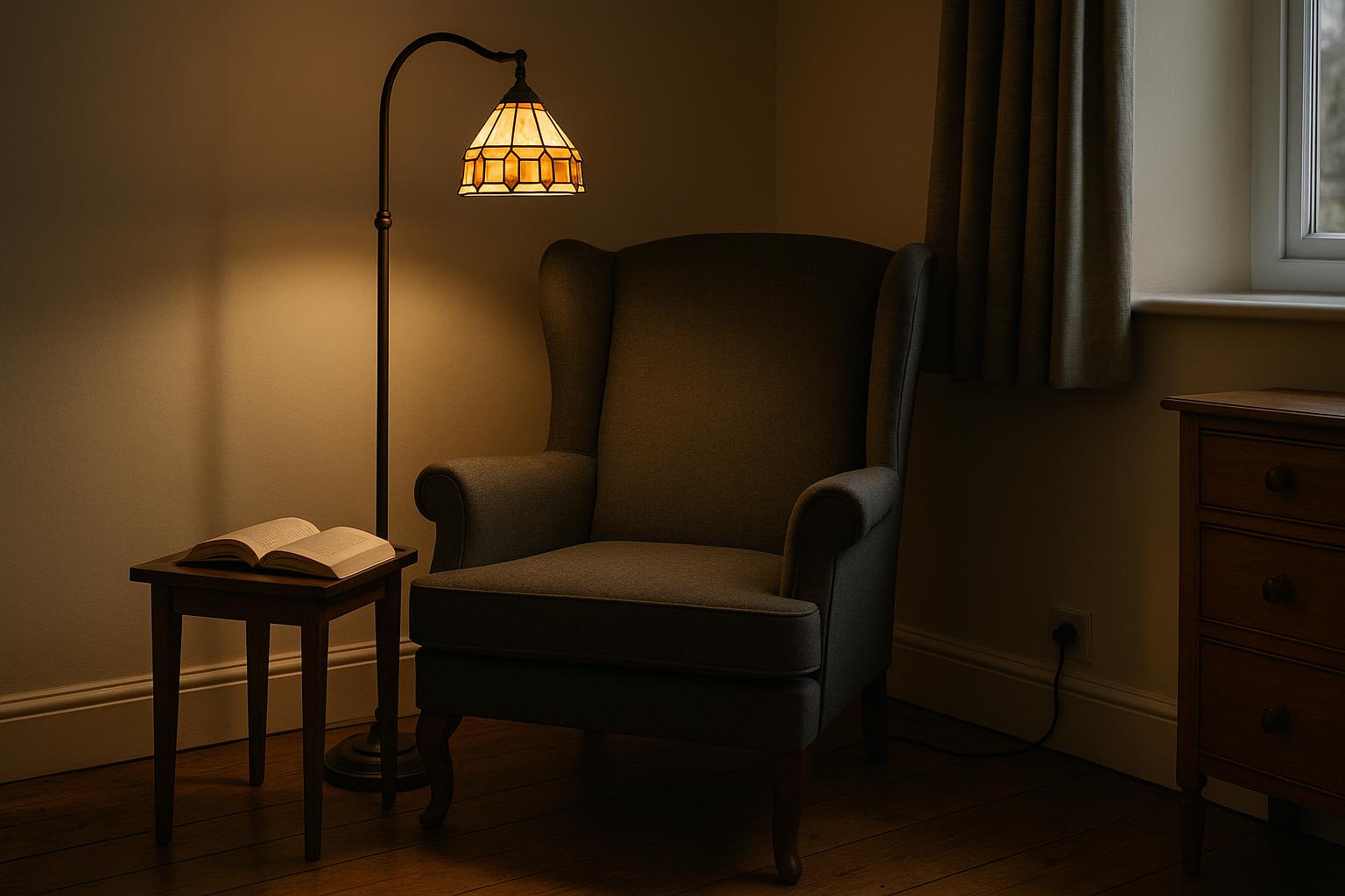 Where a Tiffany-Style Floor Lamp Works Best